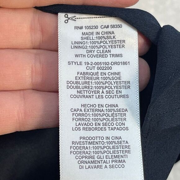 Equipment Femme Blue White Lisle Silk Chiffon Floral Mini Dress Size 8 - Picture 5 of 10